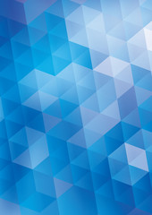 Obraz premium hexagon abstract background blue