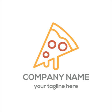 Pizza logo vector