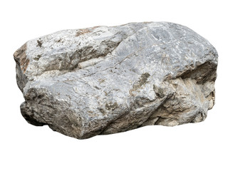 Obraz premium solid rock stone showing details isolated