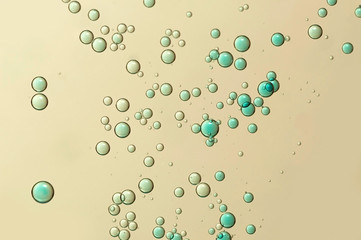 Light blue air bubbles
