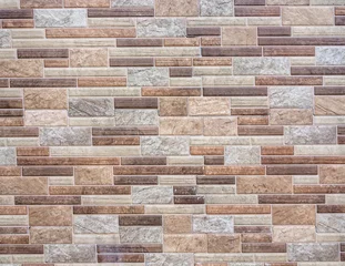 Foto auf Acrylglas Steine stone wall texture