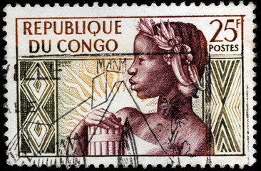 Congo Republic Stamp