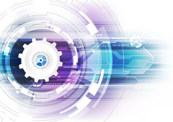 vector digital speed technology concept, abstract background