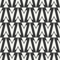 Geometric ethnic tribal seamless pattern. Wrapping paper. Scrapbook. Doodles style. Tribal native vector illustration. Aztec background. Stylish graphic texture for design. Stripes. Black and white