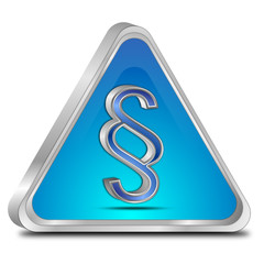 Law paragraph button - 3D illustration