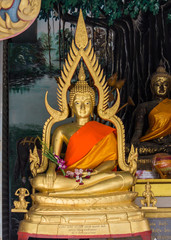Buddha sit in Thai Temple