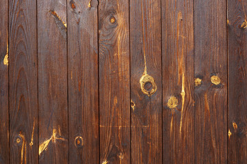 Fototapeta na wymiar Wooden planks. Natural brown background.