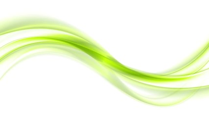 Green and orange moving flowing abstract waves on white and black background. Blurred smooth design. Video animation 1920x1080