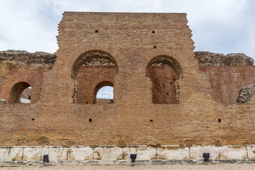 Ruins of Roman Odeon, Patras, Peloponnese, Western Greece 