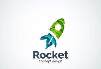 Rocket logo template
