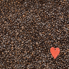 Coffee beans background