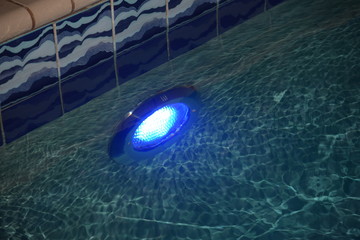 Illuminated pool