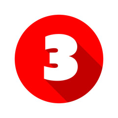 3  / Red circle Icon