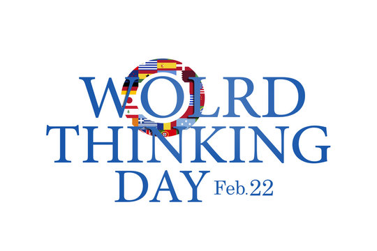 World thinking day, February 22 banner