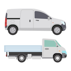 Delivery vector transport truck van. Delivery service van, fast shop service truck. Delivery vehicle. Product goods shipping transport. Fast delivery truck van vector