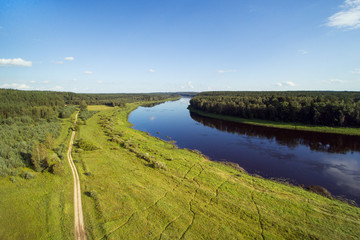 Daugava river, Latvia.