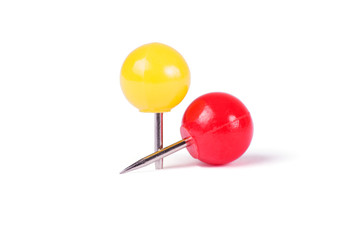 Drawing pins ball in different colors