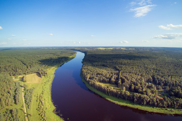 Daugava river, Latvia.