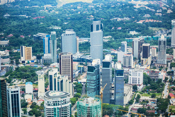 Kuala Lumpur metropolitan city view, Malaysia