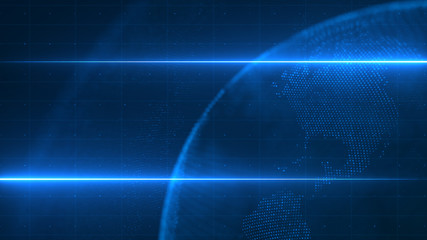 Background Media Worldwide of Technology - Concept of global business