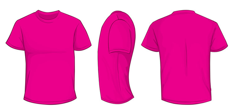 Fuschia pink cheap tshirt