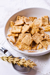 Cereal flakes for breakfast