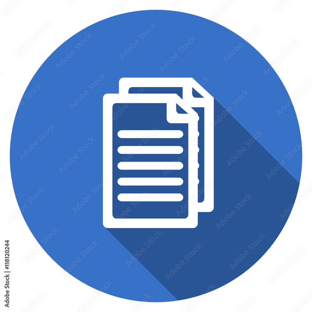 Poster flat design vector icon