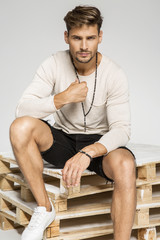 Handsome fashion man