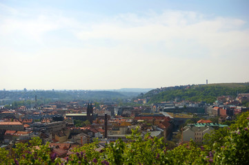Prague city landscape