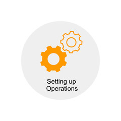 setting up operation icon