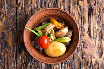 stew with vegetables