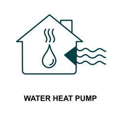 water heat pump icon