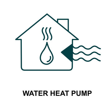 water heat pump icon