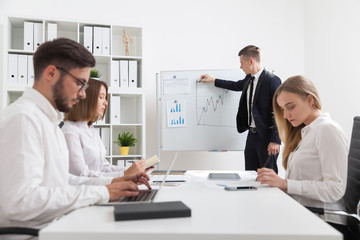 Obraz premium Business meeting and presentation