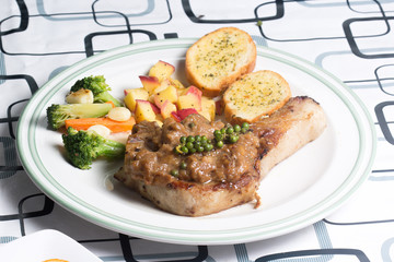 Pork chop steak