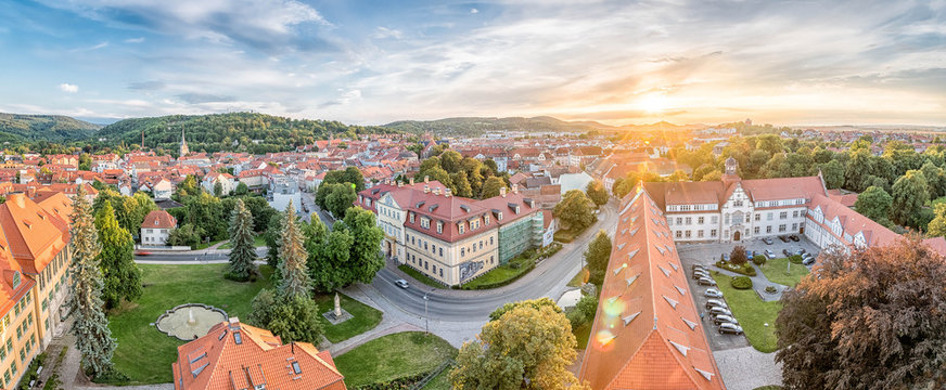 Panorama der Altstadt von Arnstadt
