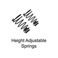 height adjustable spring icon