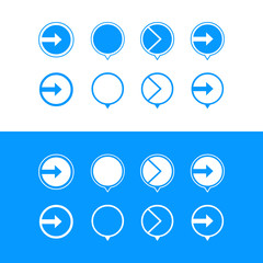 blue next icon