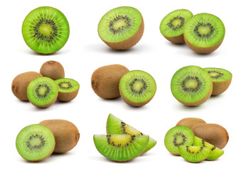 Fototapeta premium Fresh Green Kiwi Fruit