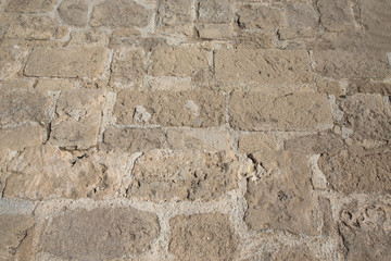 Wall made of natural stones. Background
