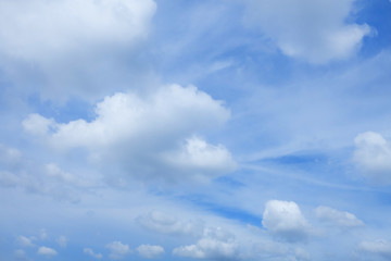 Fototapeta premium Blue sky background with cloud.