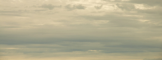 evening sky with cloud.