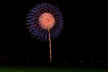 Fireworks in Shiwa-cho Iwate Japan