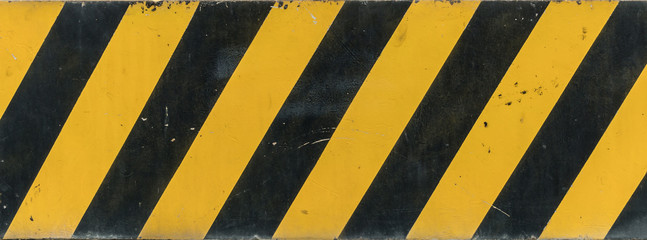 Yellow and black sign