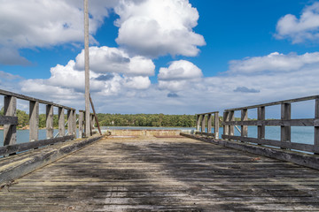 Obraz premium abandoned pier