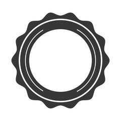 circle seal frame icon