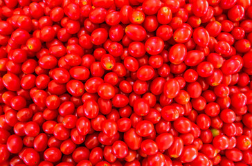 Group of fresh tomatoes, close up tomato