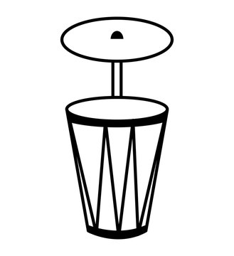 drumps music instrument isolated