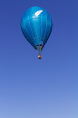 Colorful hot air balloon early in the morning