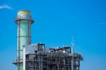 Combine cycle power plant with clear sky